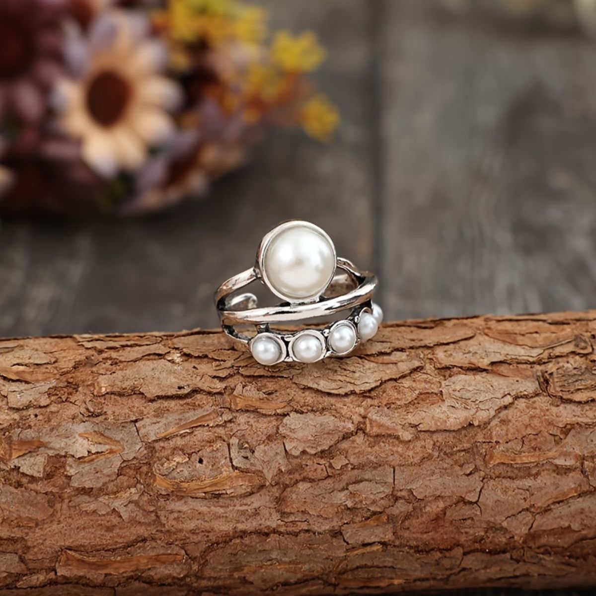 Anello aperto a triplo strato