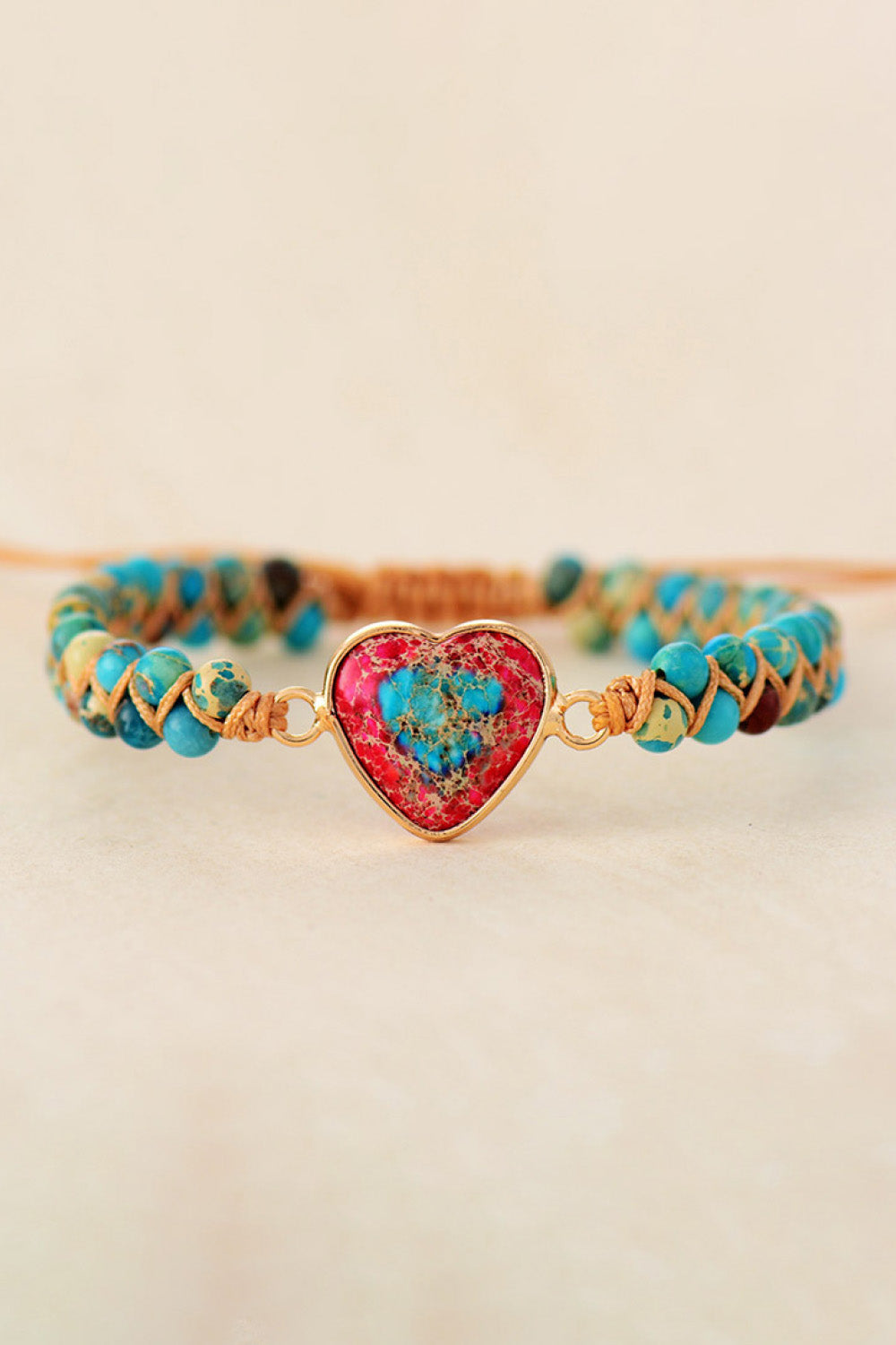 Hjerte Sten Perle Ring