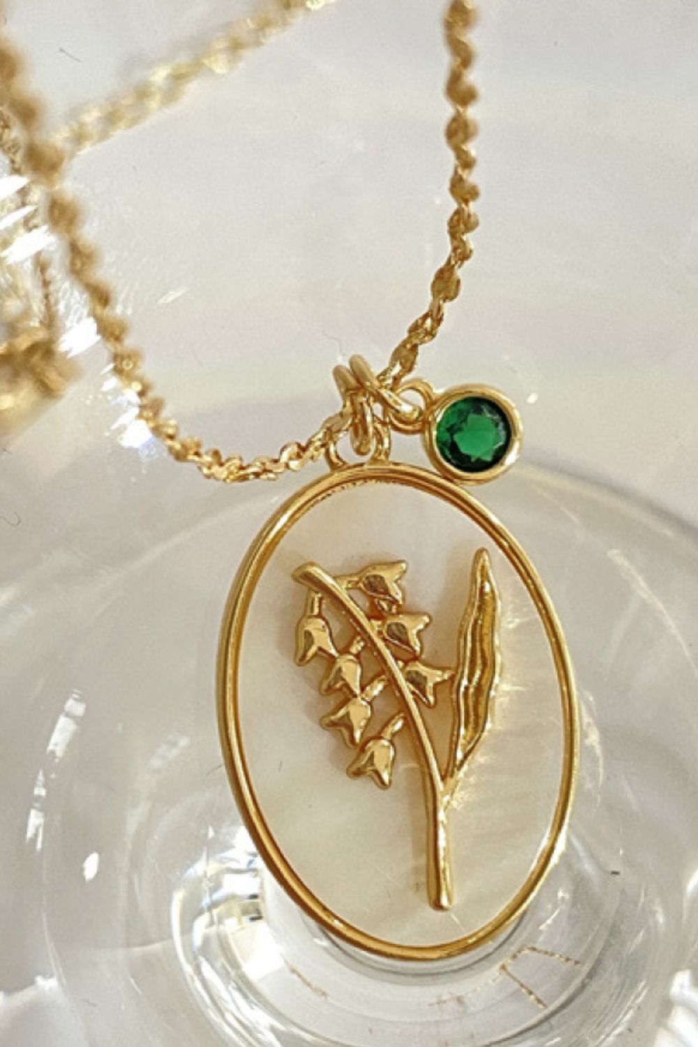 Collana con Fiore a Guscio di Rame