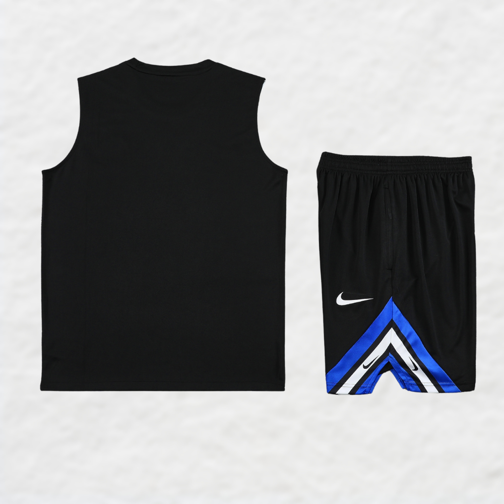 2025/26 Inter Milan Gilet Nero Old-School Set Estivo