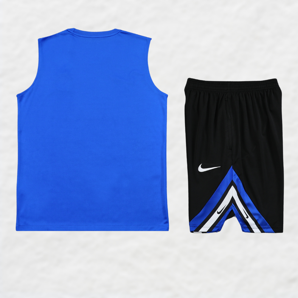 Set estivo gilet vecchia scuola blu Inter Milan 2025/26