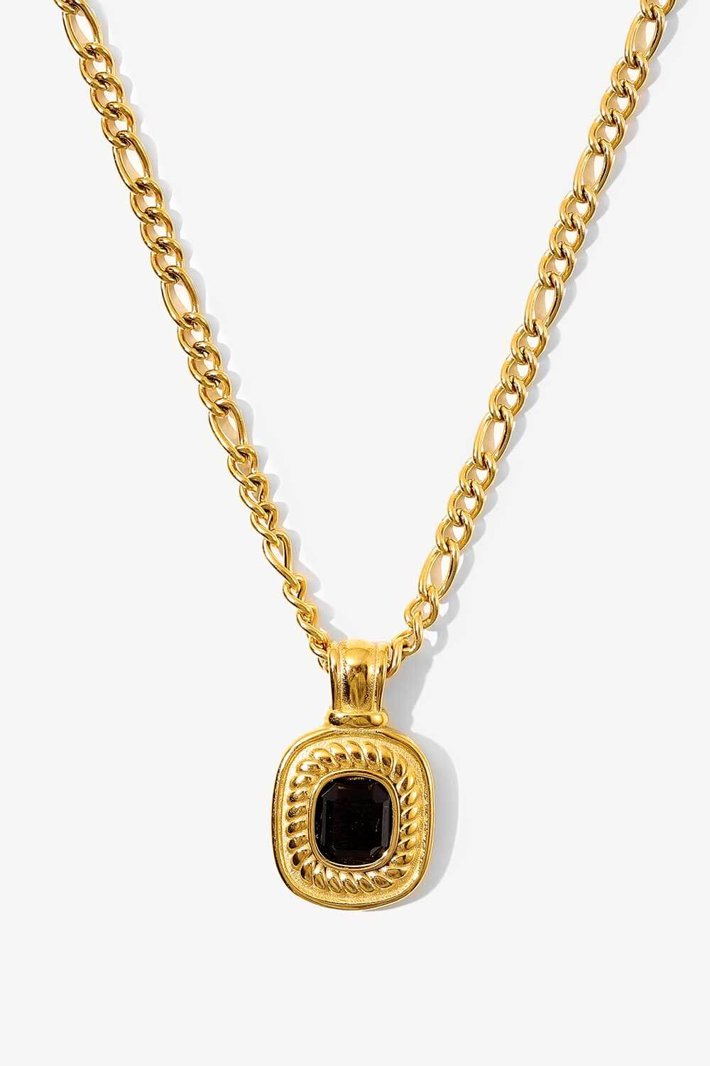 Guld Rhinestone Vedhæng Kæde