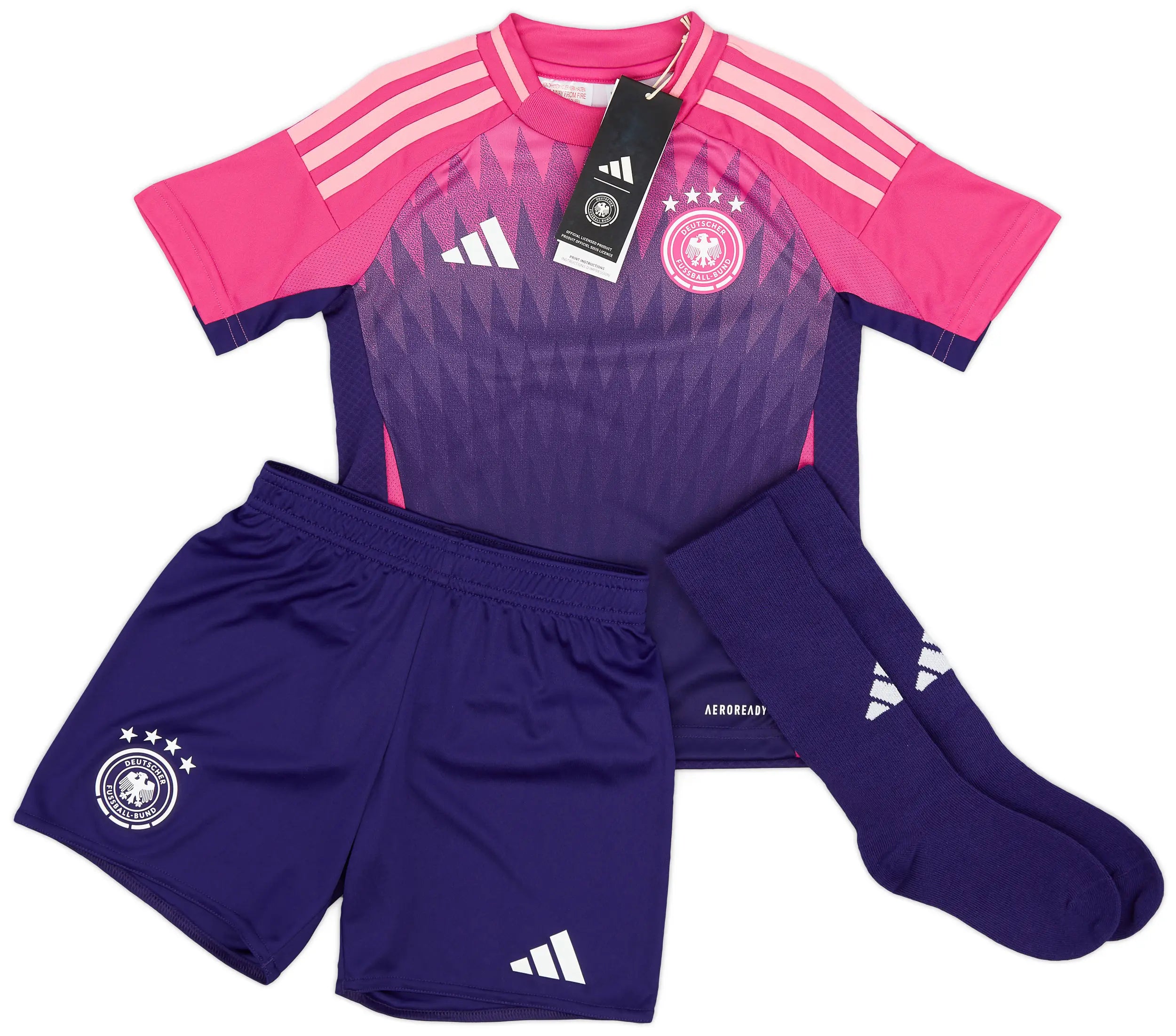 Kit calcio bambini Germania Away 2024/25