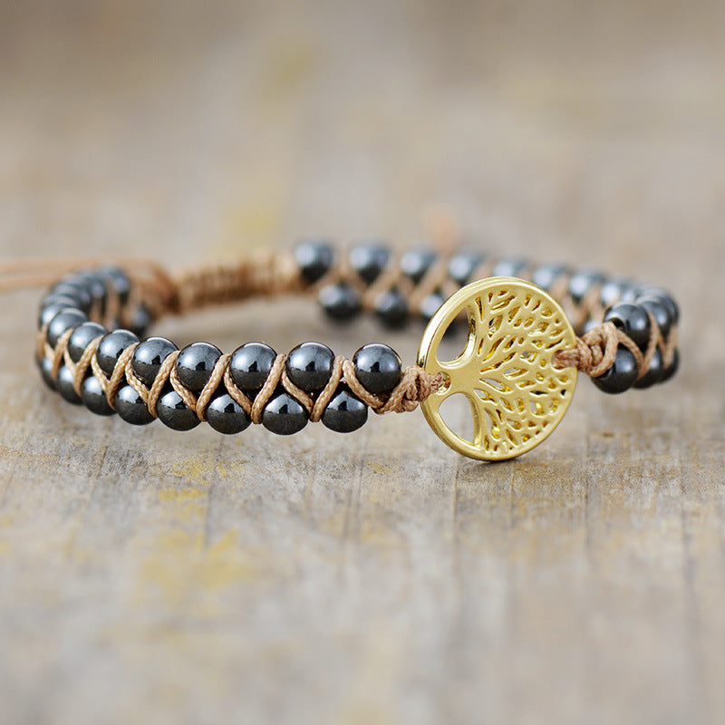 Flettet Sten Legering Armring