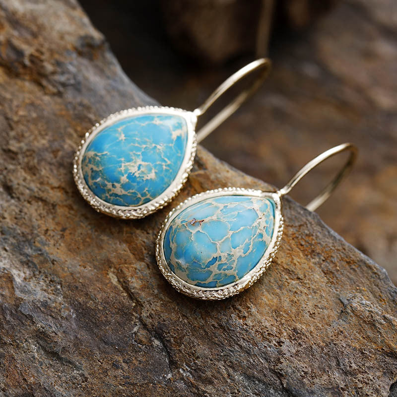 Copper Gemstone Drops