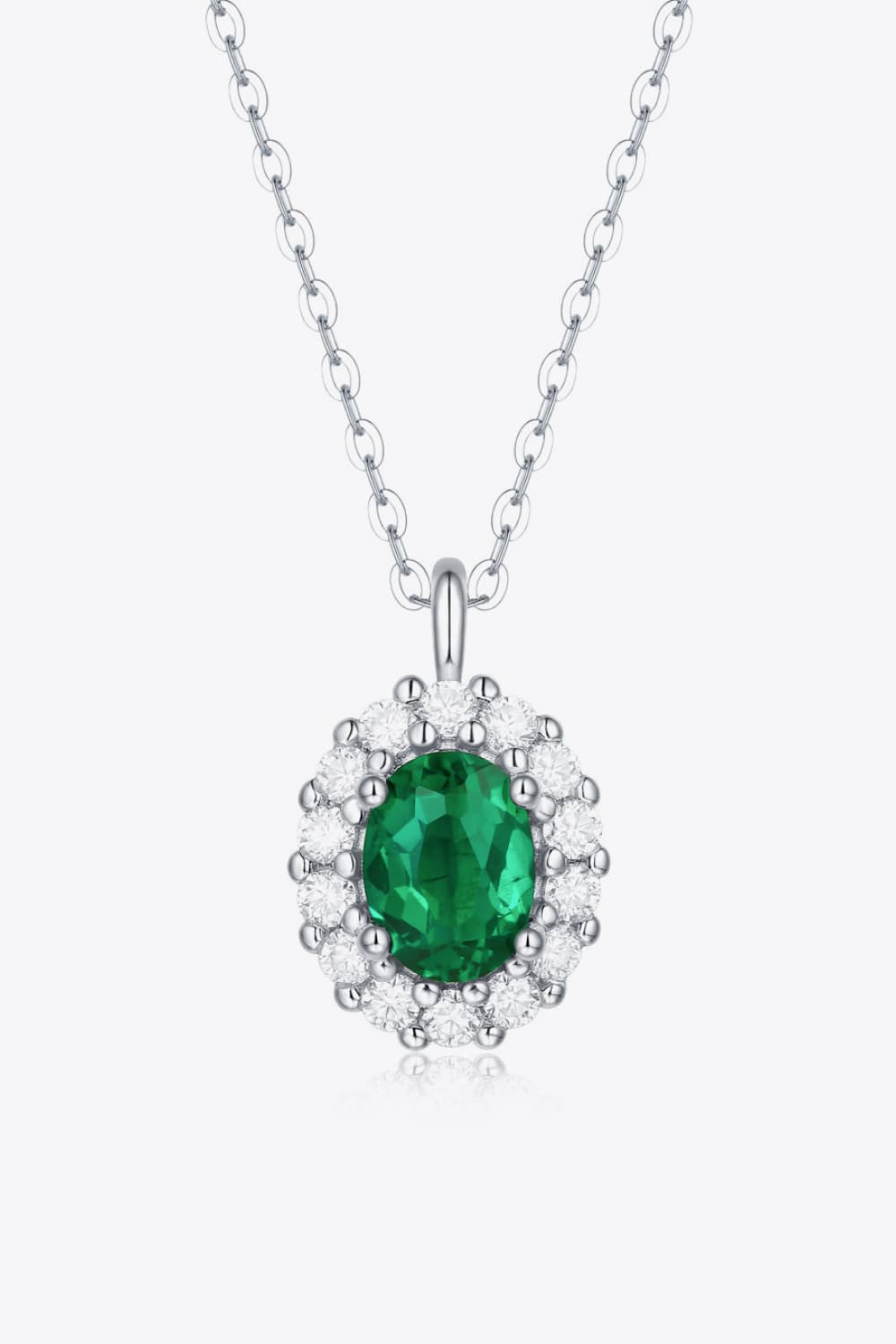 1,5 ct Labor-Smaragd-Anhänger