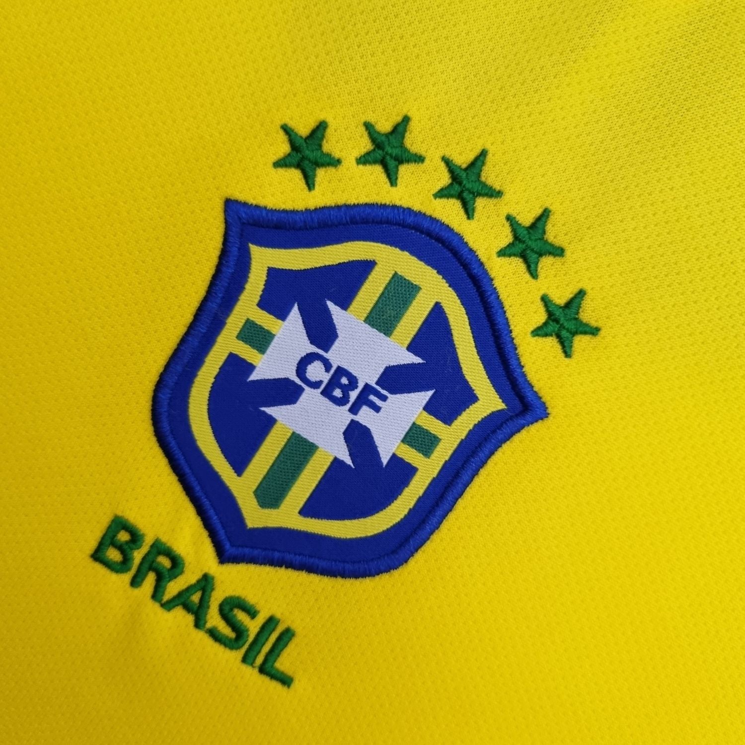 2004 Brasilien Retro Hjemmebane Trøje