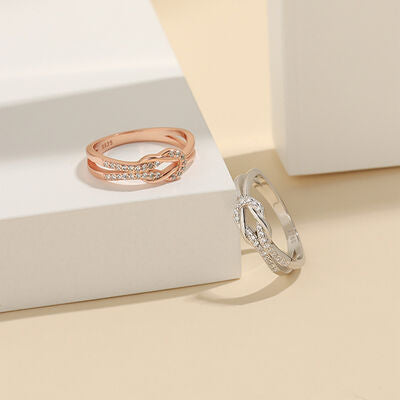 Zircon Sterling Sølv Ring