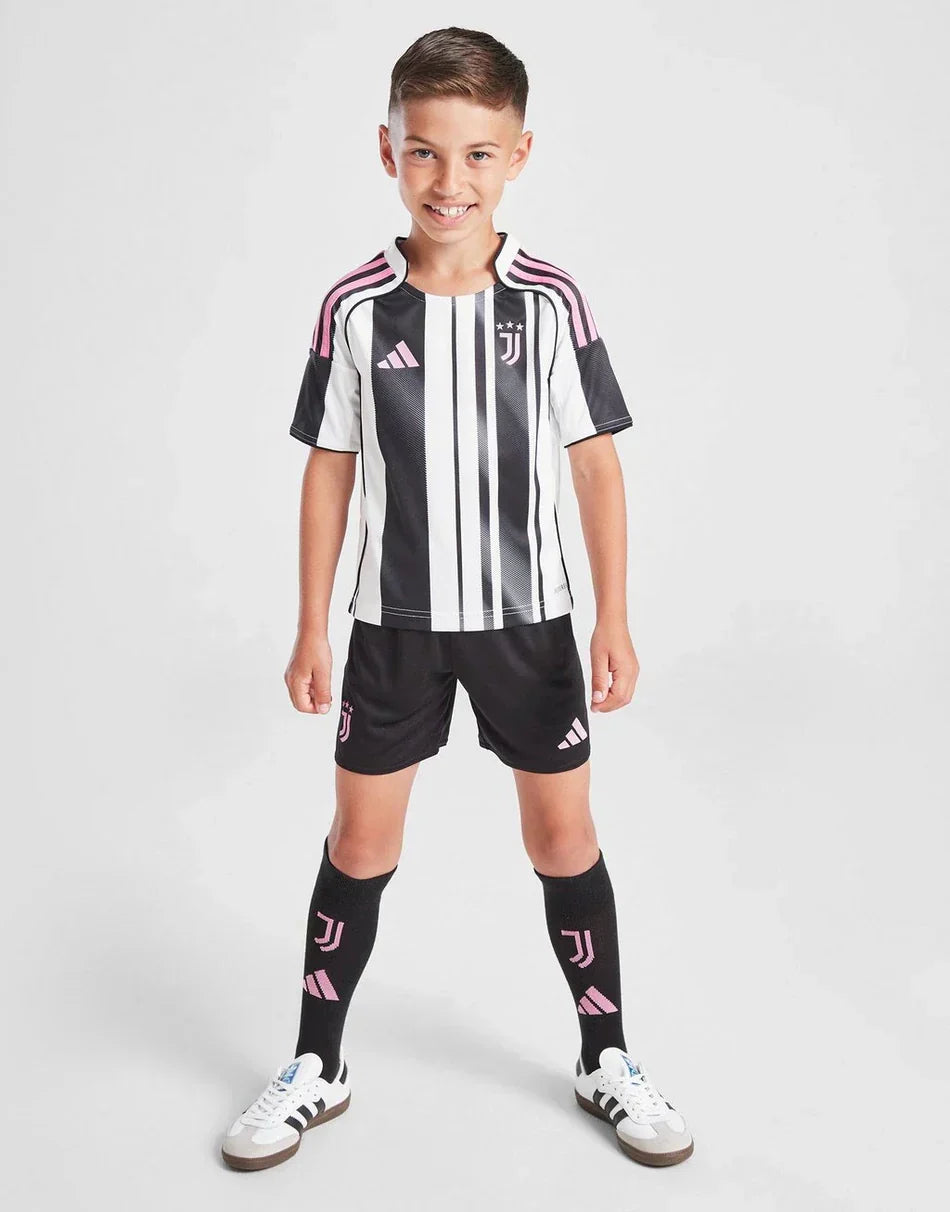 Kit da calcio casalingo Juventus bambini 2025-26