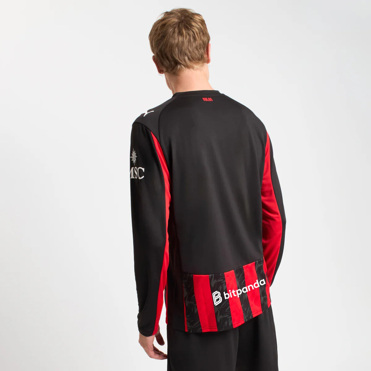2025/26 AC Milan Long Sleeve Home Shirt