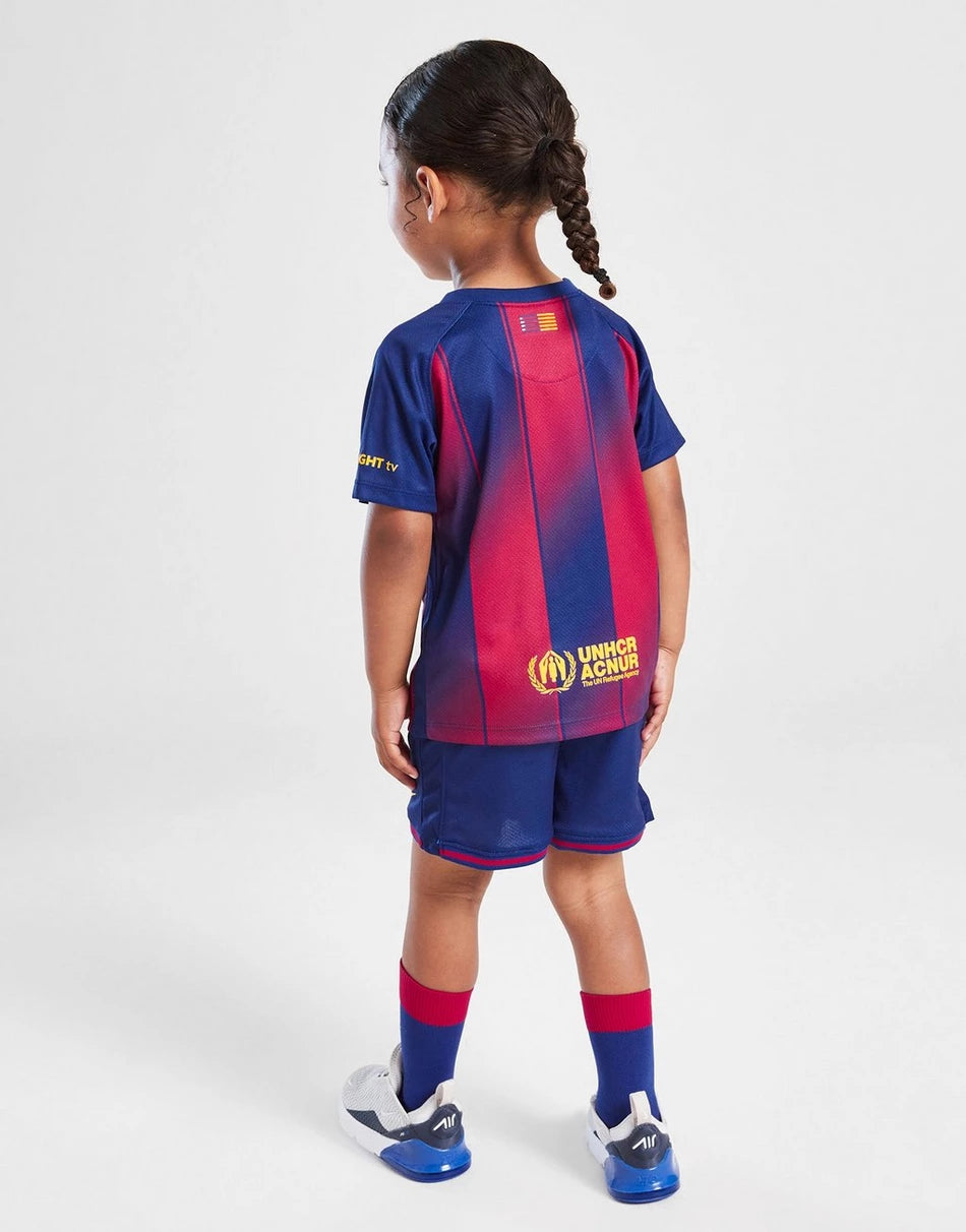 2025-26 FC Barcelona Hjemme Børne Fodbold Sæt