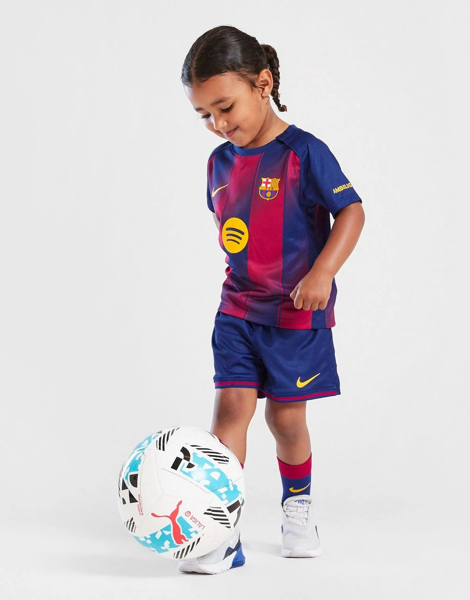 2025-26 FC Barcelona Hjemme Børne Fodbold Sæt