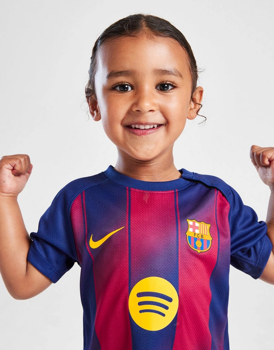 2025-26 FC Barcelona Hjemme Børne Fodbold Sæt
