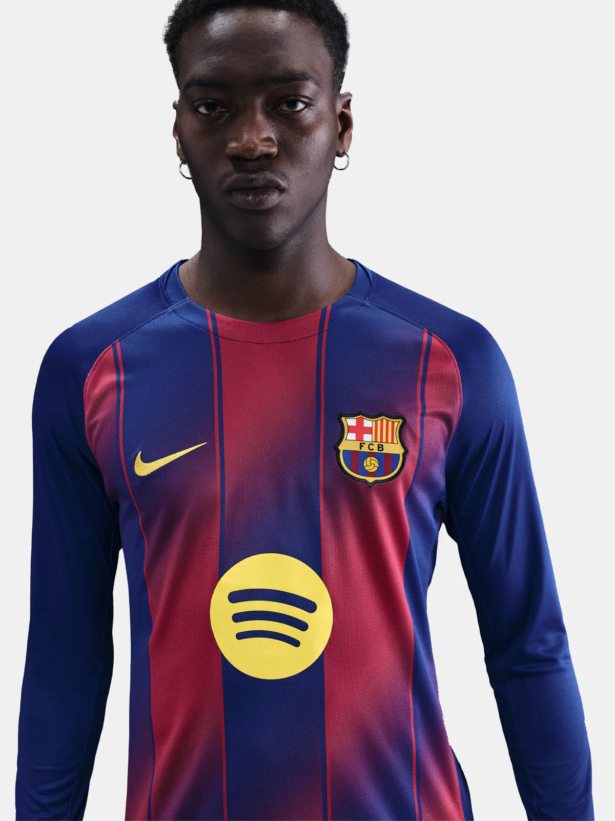 2025/26 FC Barcelona langærmet hjemmebane trøje