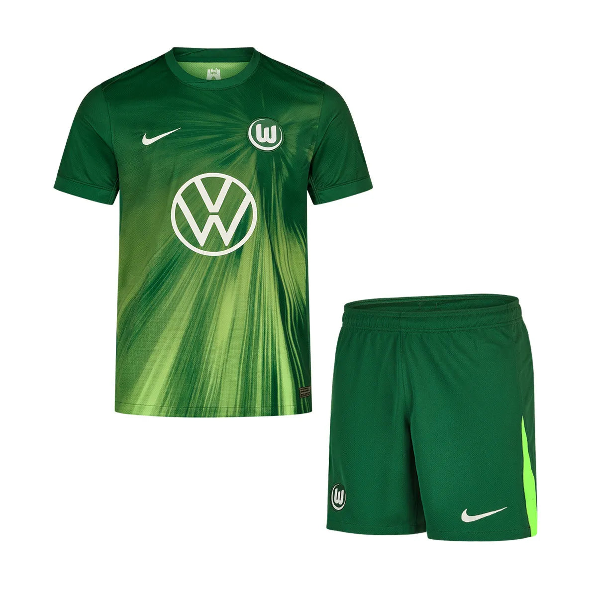 2025-26 VfL Wolfsburg hjemmebanedragt til børn