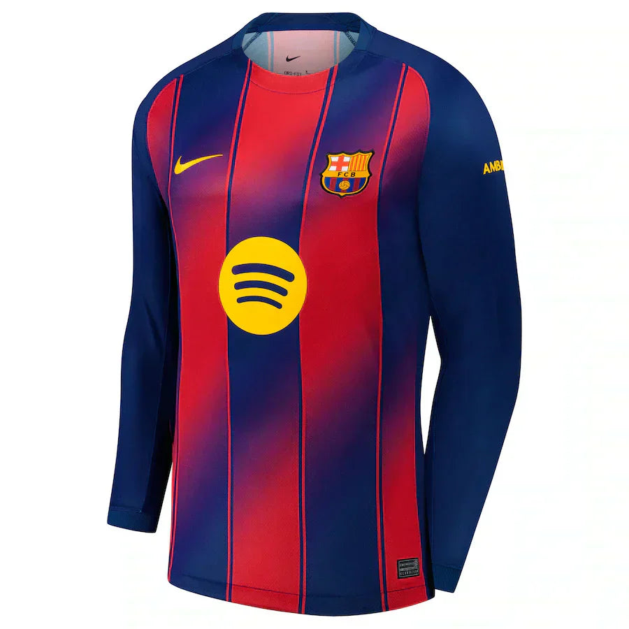 Maglia Casa Maniche Lunghe FC Barcelona 2025/26