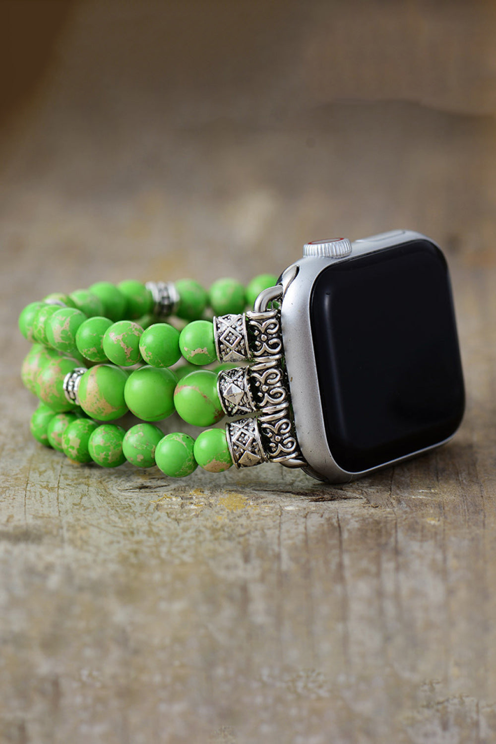 Jasper Beaded Watch Cuff