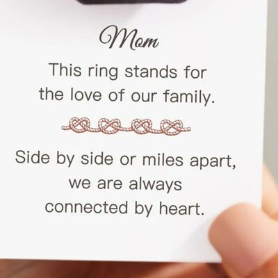 Anello Aperto Cuori Intrecciati