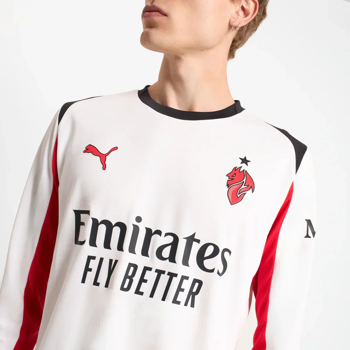 Maglia Away a Maniche Lunghe AC Milan 2025/26