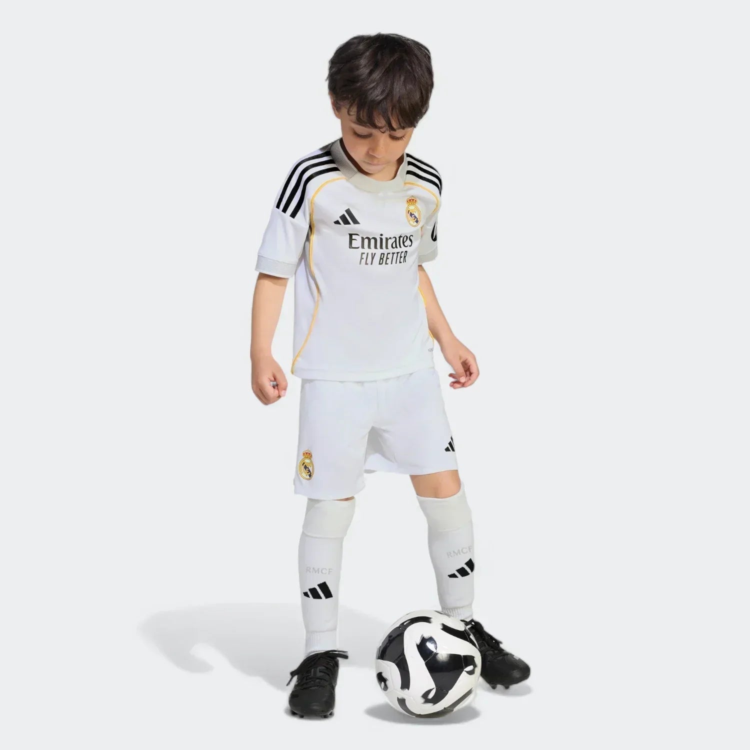 Kit da calcio casa bambini Real Madrid 2025-26