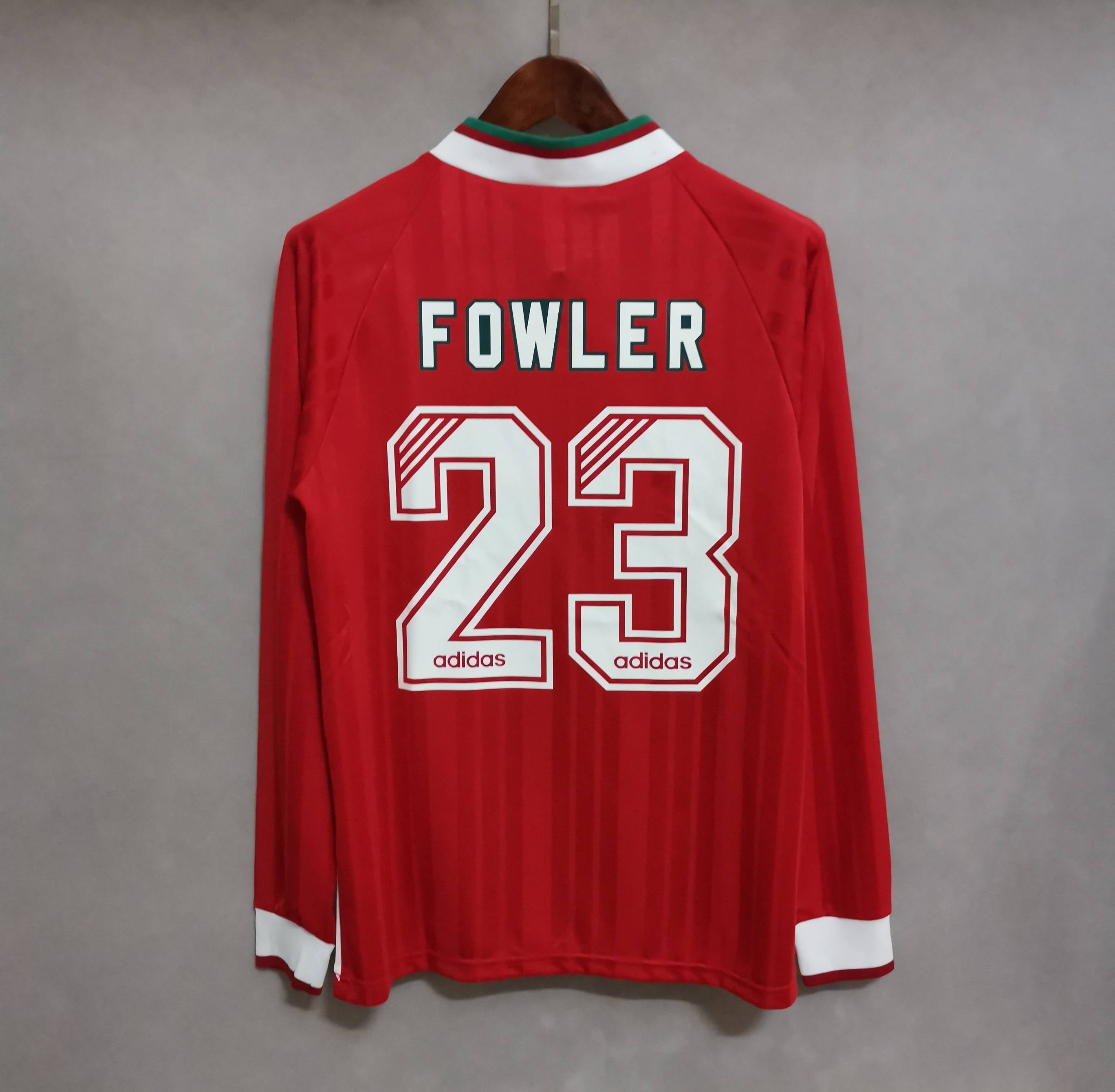 Maglia a maniche lunghe retrò Liverpool 1993-1995