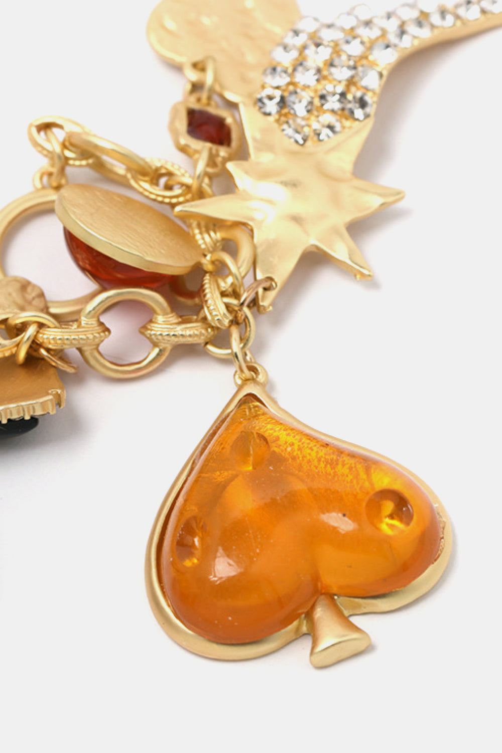 Multi-Charm Resin Wristlet