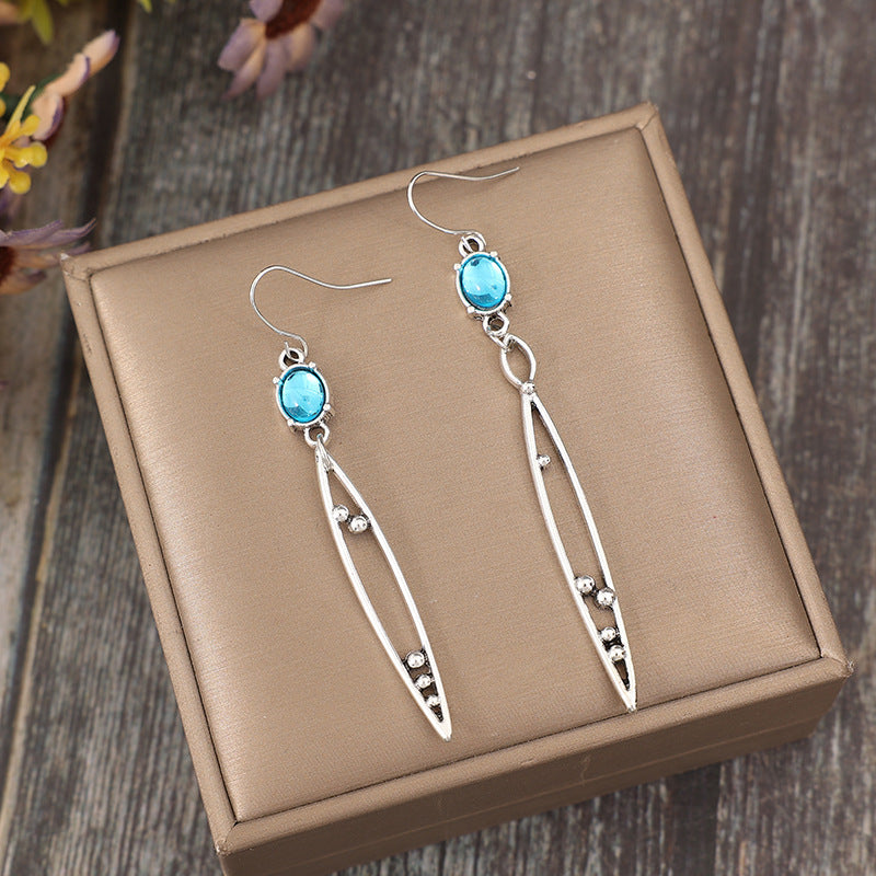 Asymmetric Crystal Earrings