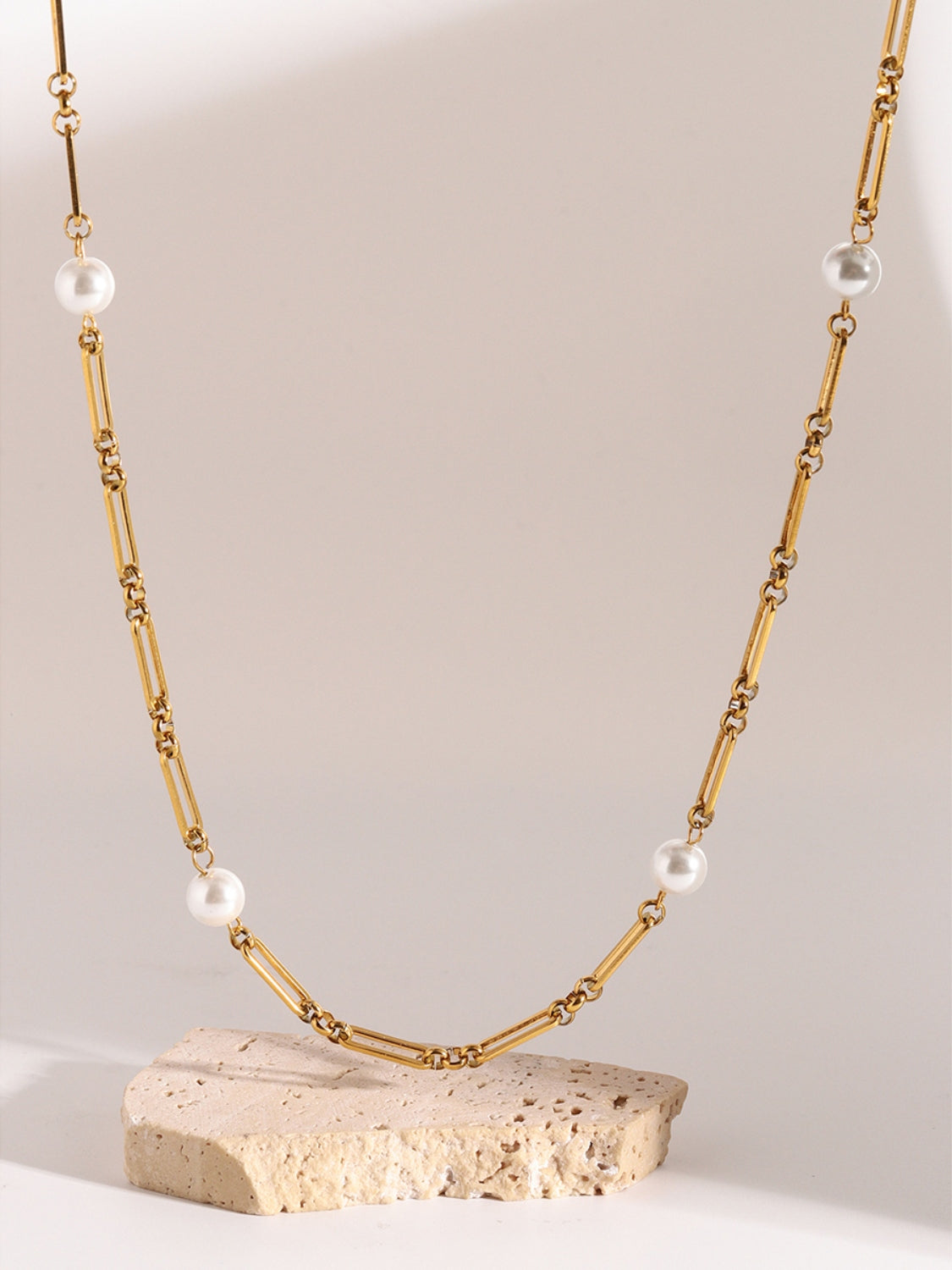 Collare in acciaio Pearl-Link