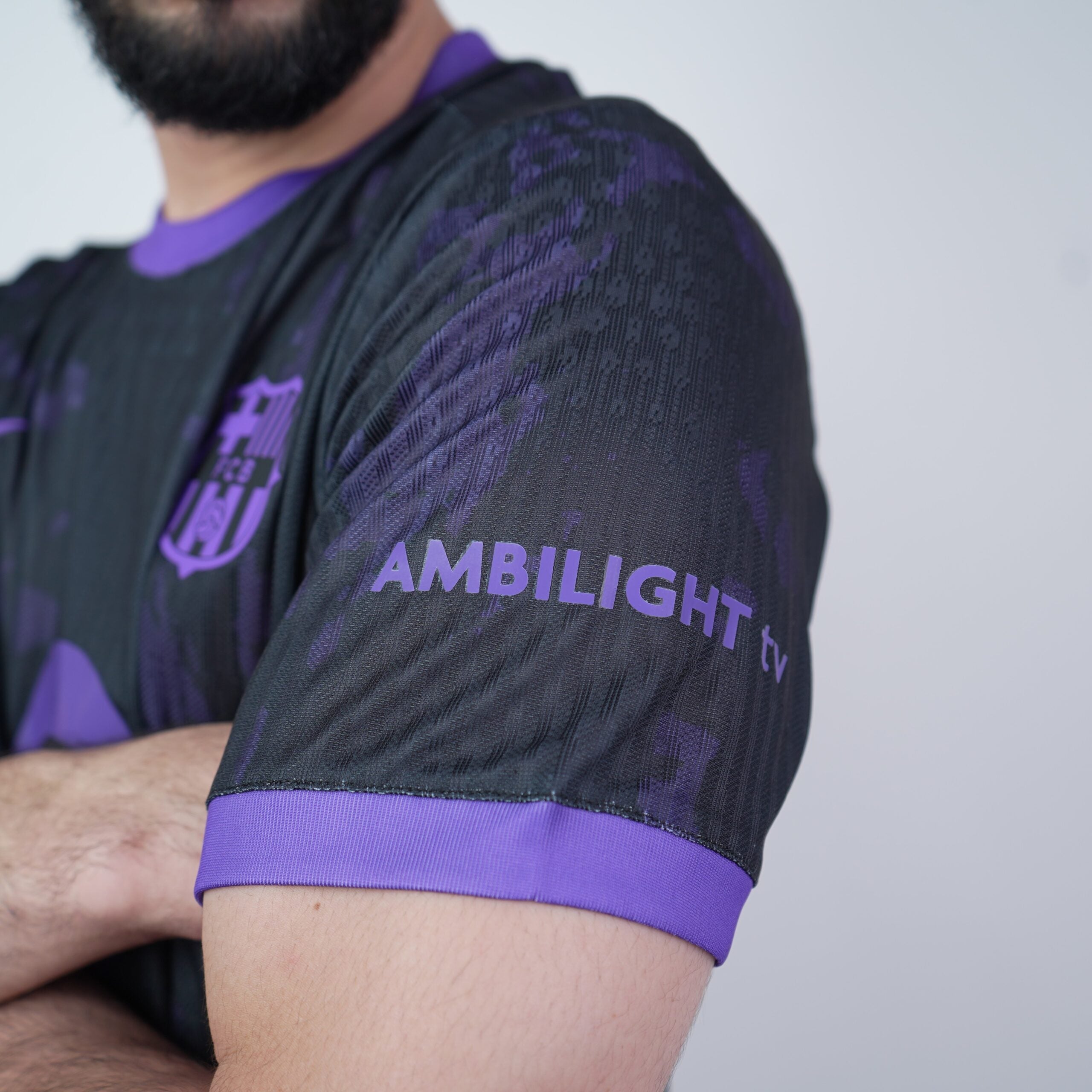 Maglia FC Barcelona Purple Darkness 2025-26 - Versione Giocatore