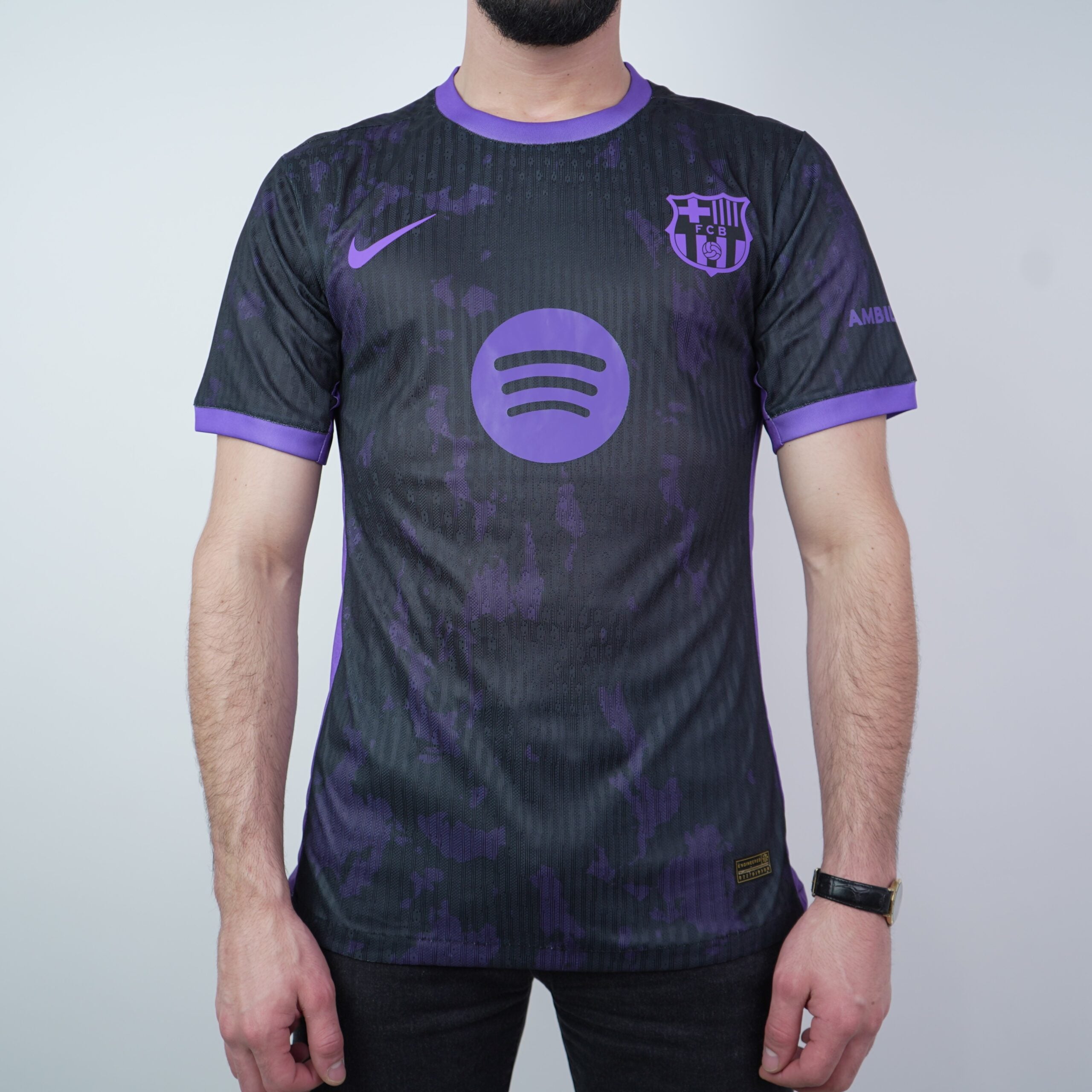 2025-26 FC Barcelona Lilla Mørke Trøje - Spiller Version