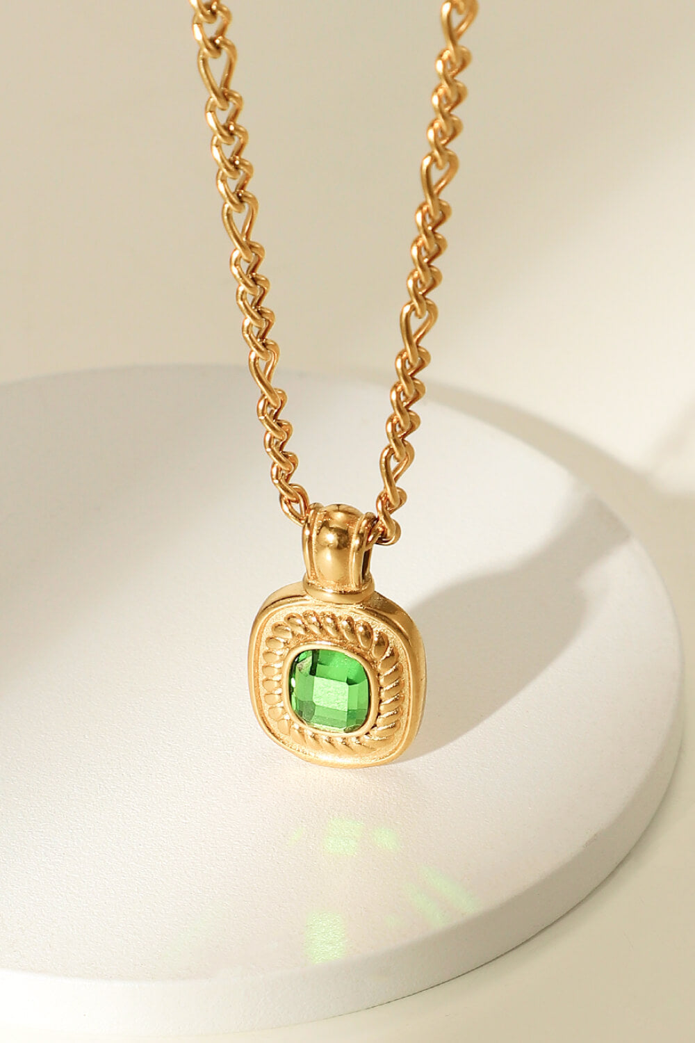 Guld Rhinestone Vedhæng Kæde