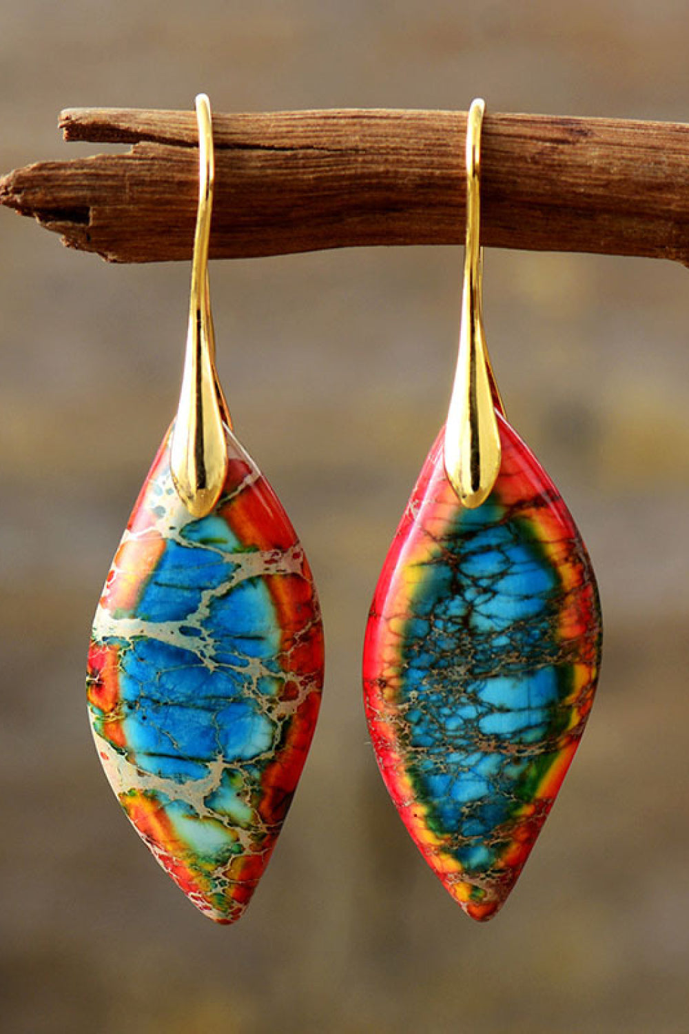 Handcrafted Stone Earrings