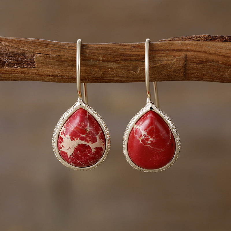 Copper Gemstone Drops