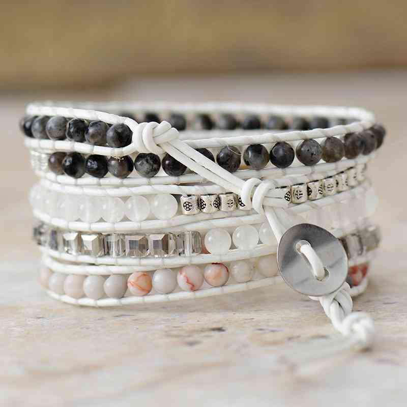 Layered Gemstone Bracelet