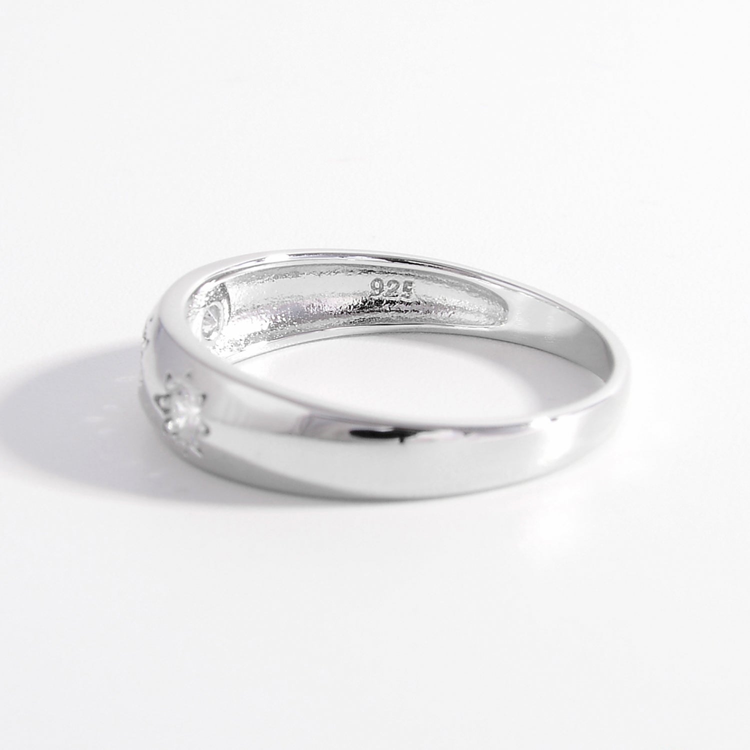 Anello in argento zircone