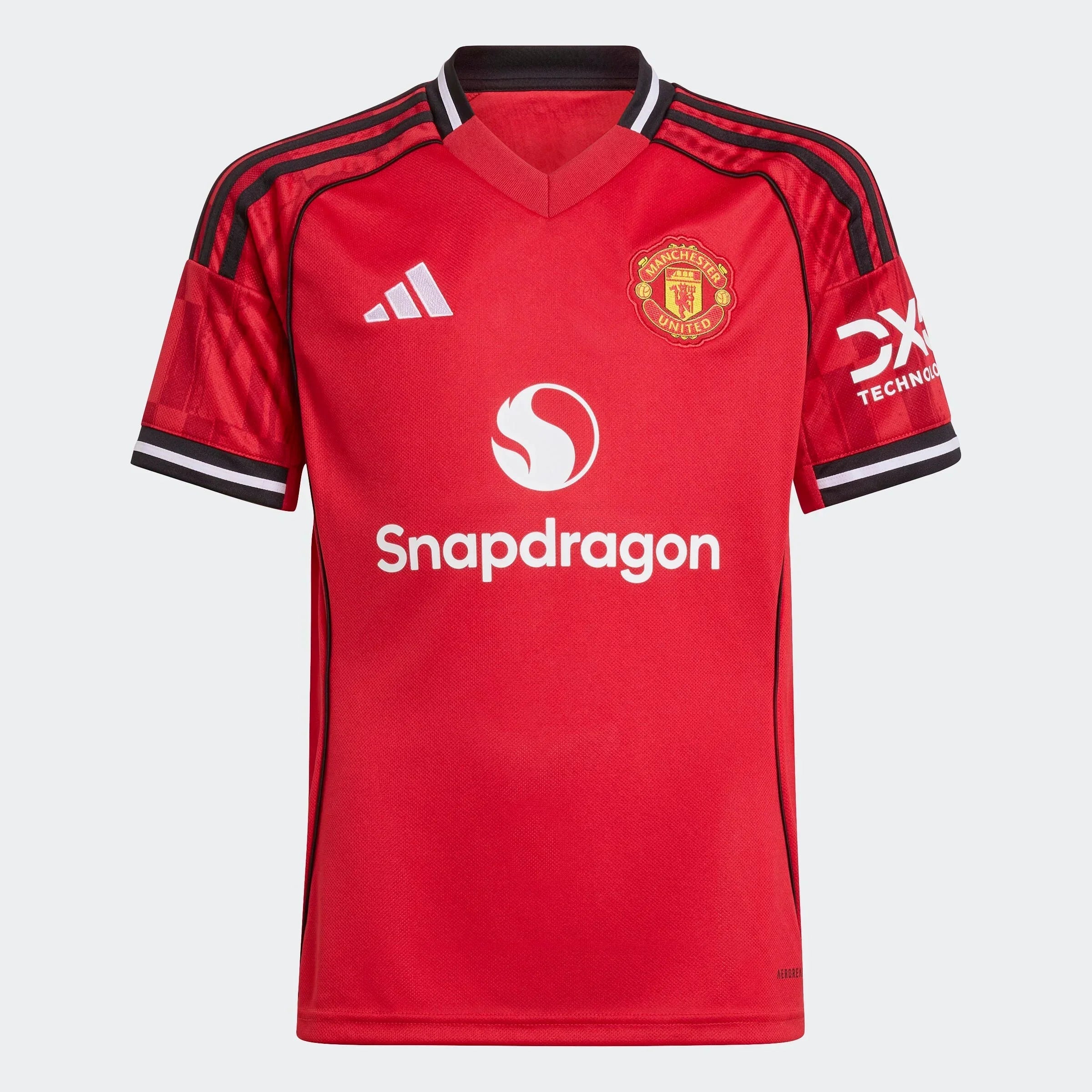 2025-2026 Manchester United Hjemme Børne Fodbold Sæt