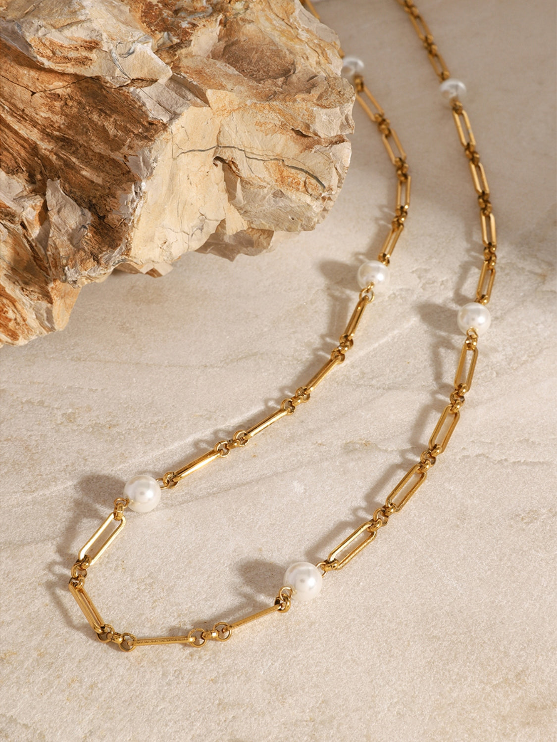 Collare in acciaio Pearl-Link