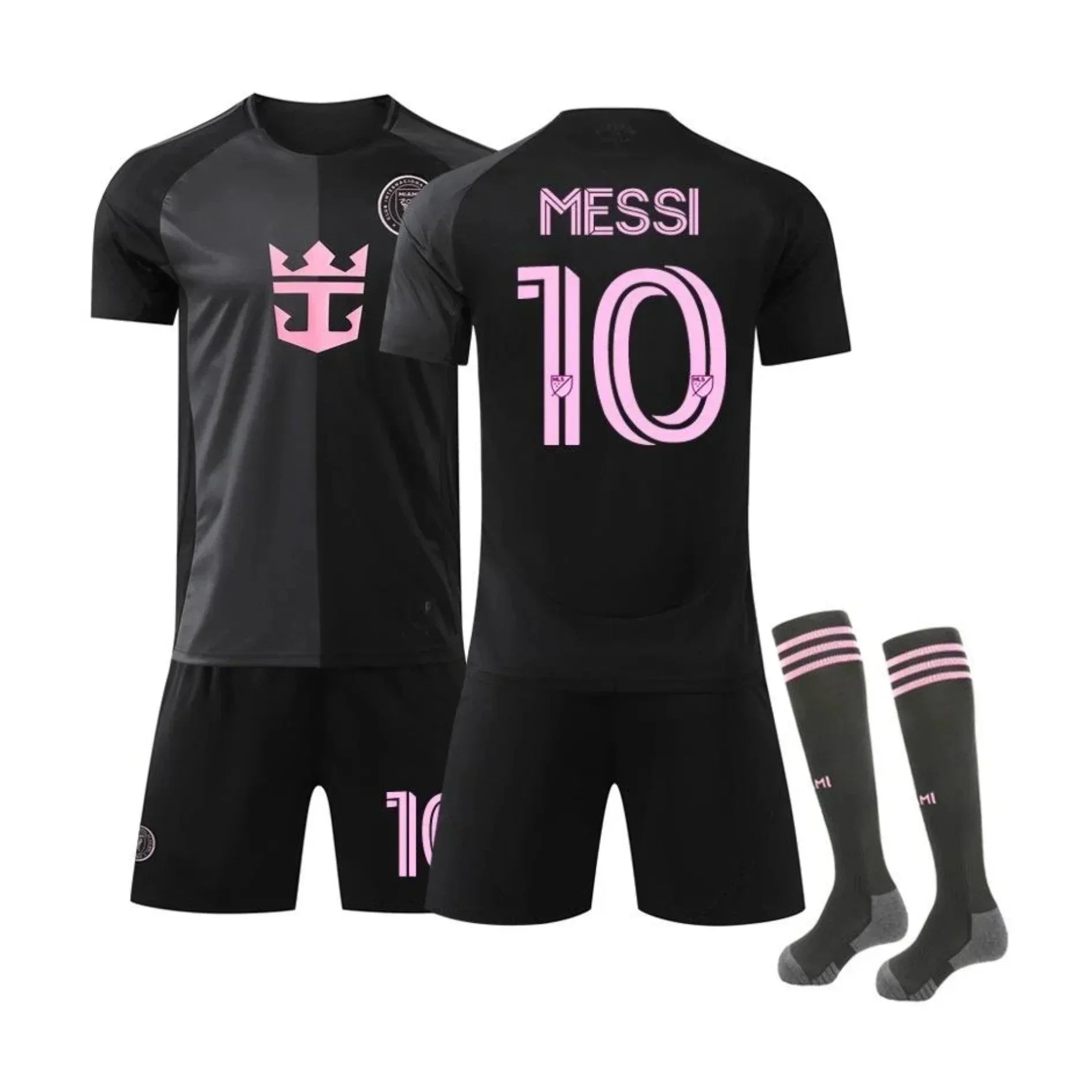 Messi #10 Inter Miami 2025-26 Kit Away Bambini