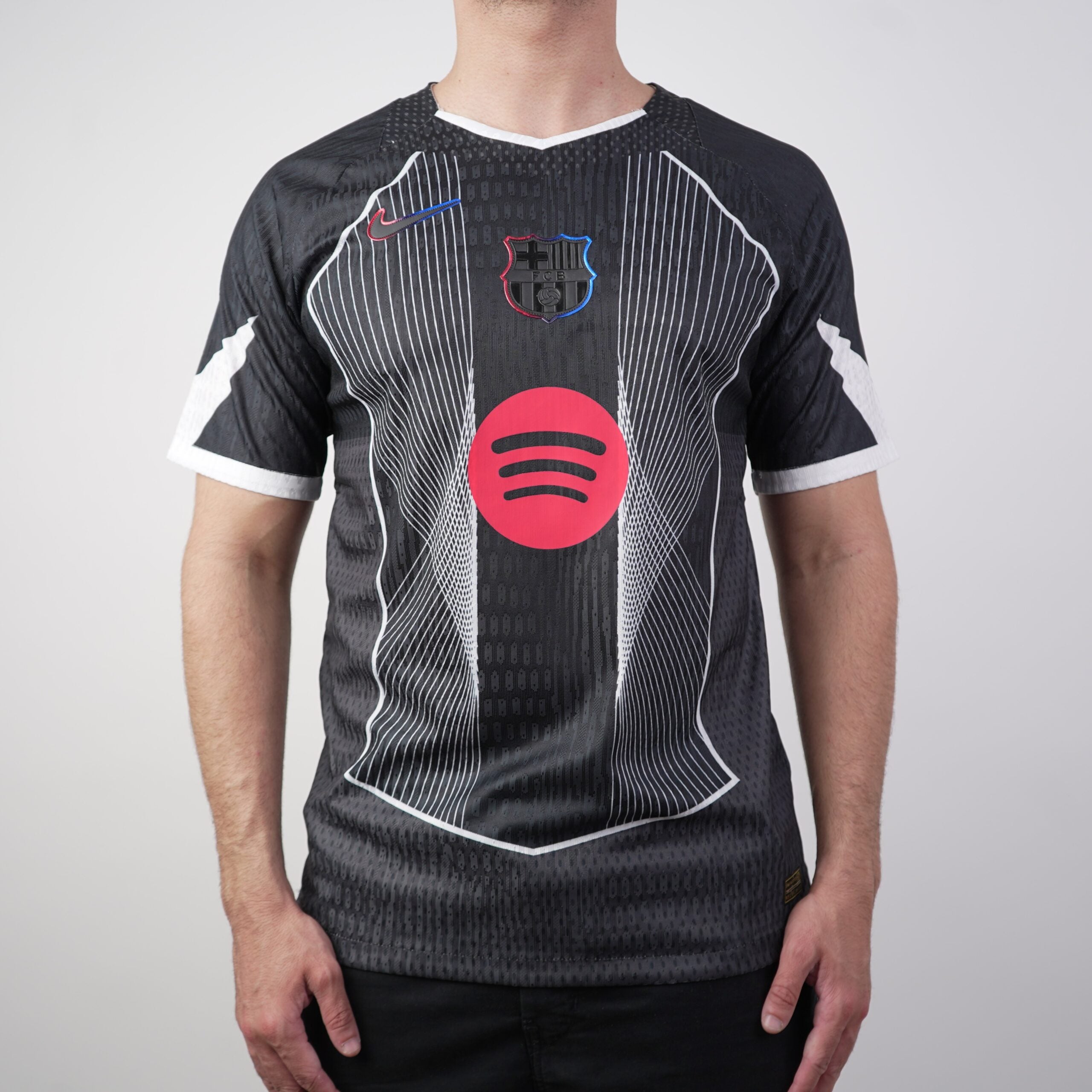 Maglia FC Barcelona 25/26 Nero Oscurità - Versione Giocatore