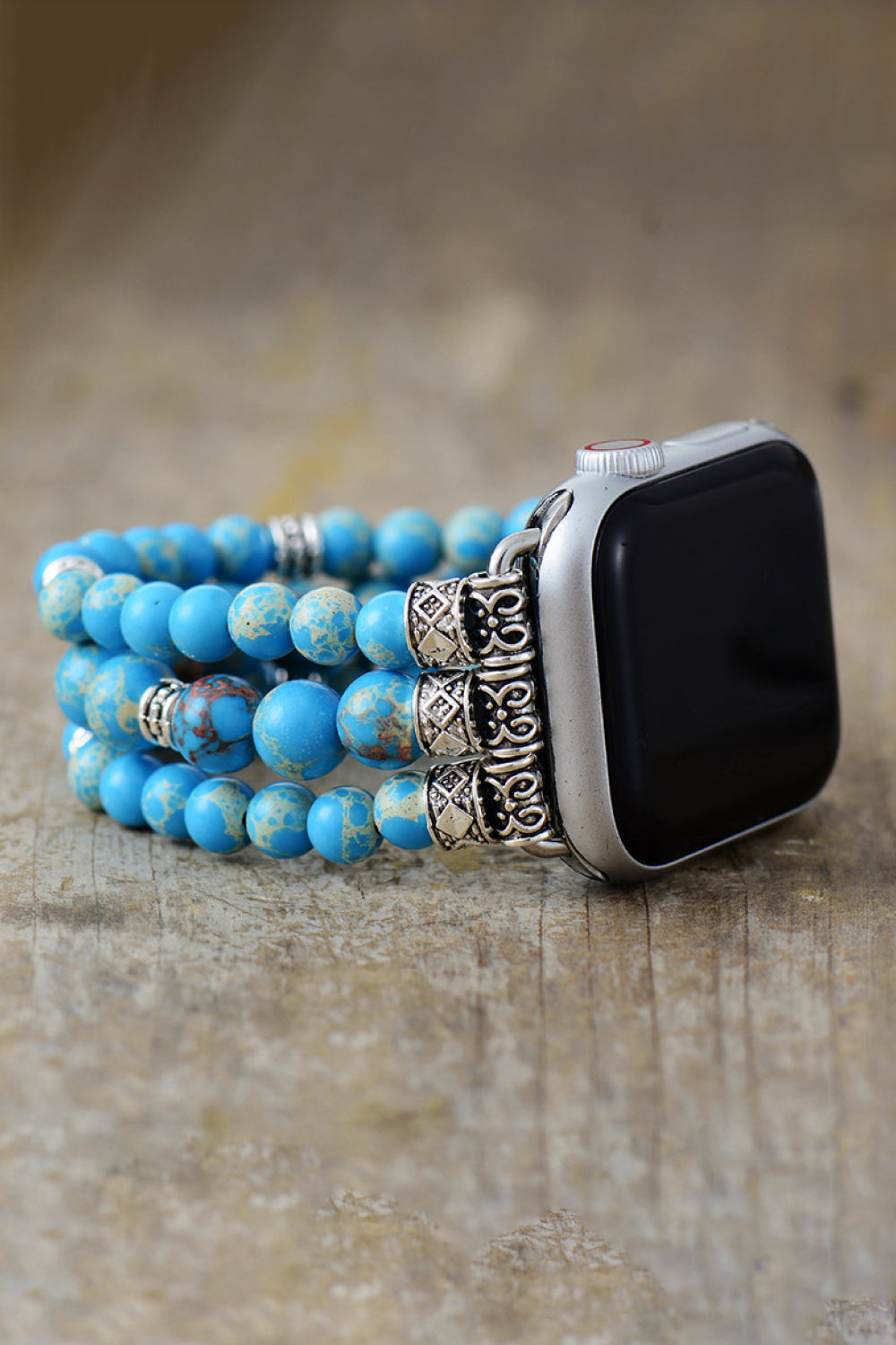 Jasper Beaded Watch Cuff