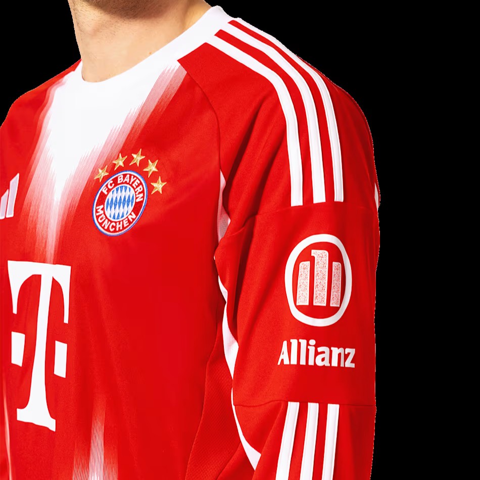2025/26 Bayern München Long Sleeve Home Shirt