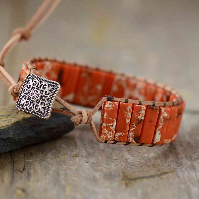 Mineral Beaded Cuff
