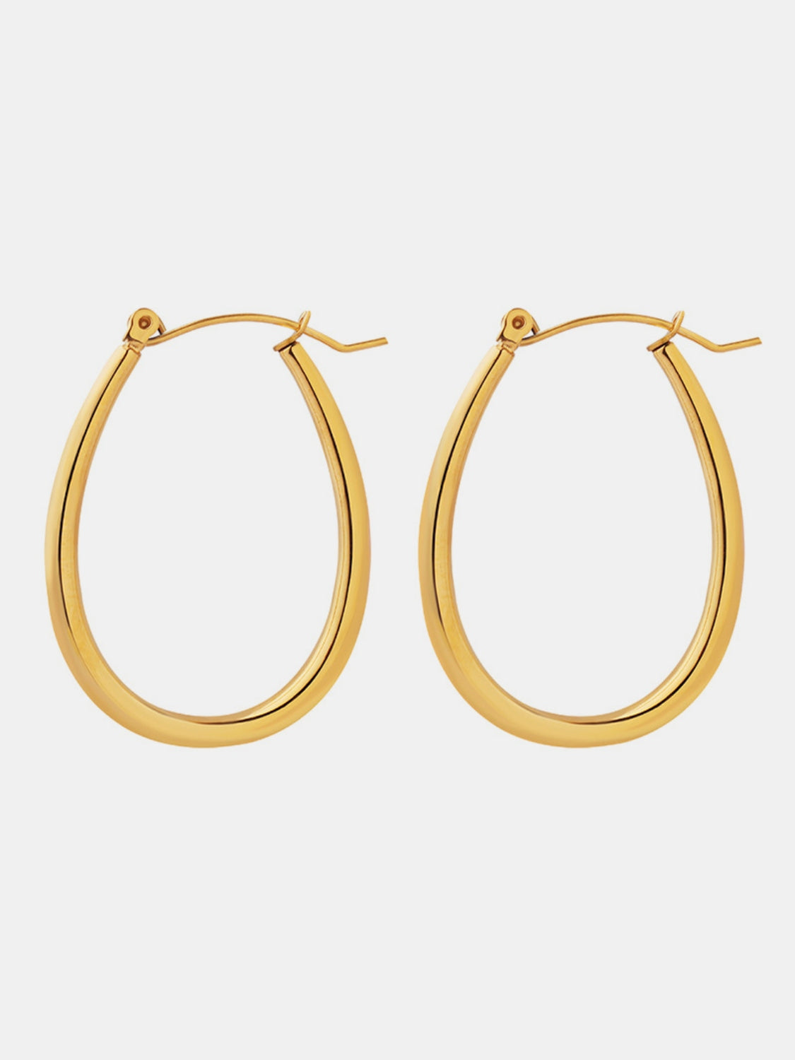 Guldbelagte stål hoops