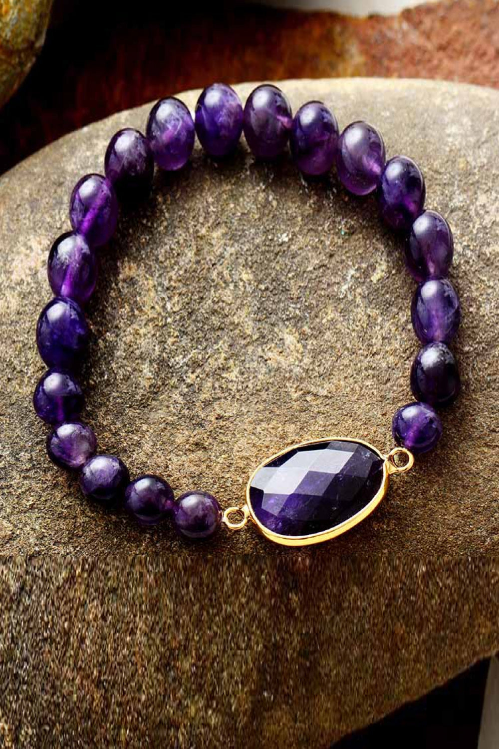 Handgemaakte Amethist Armband