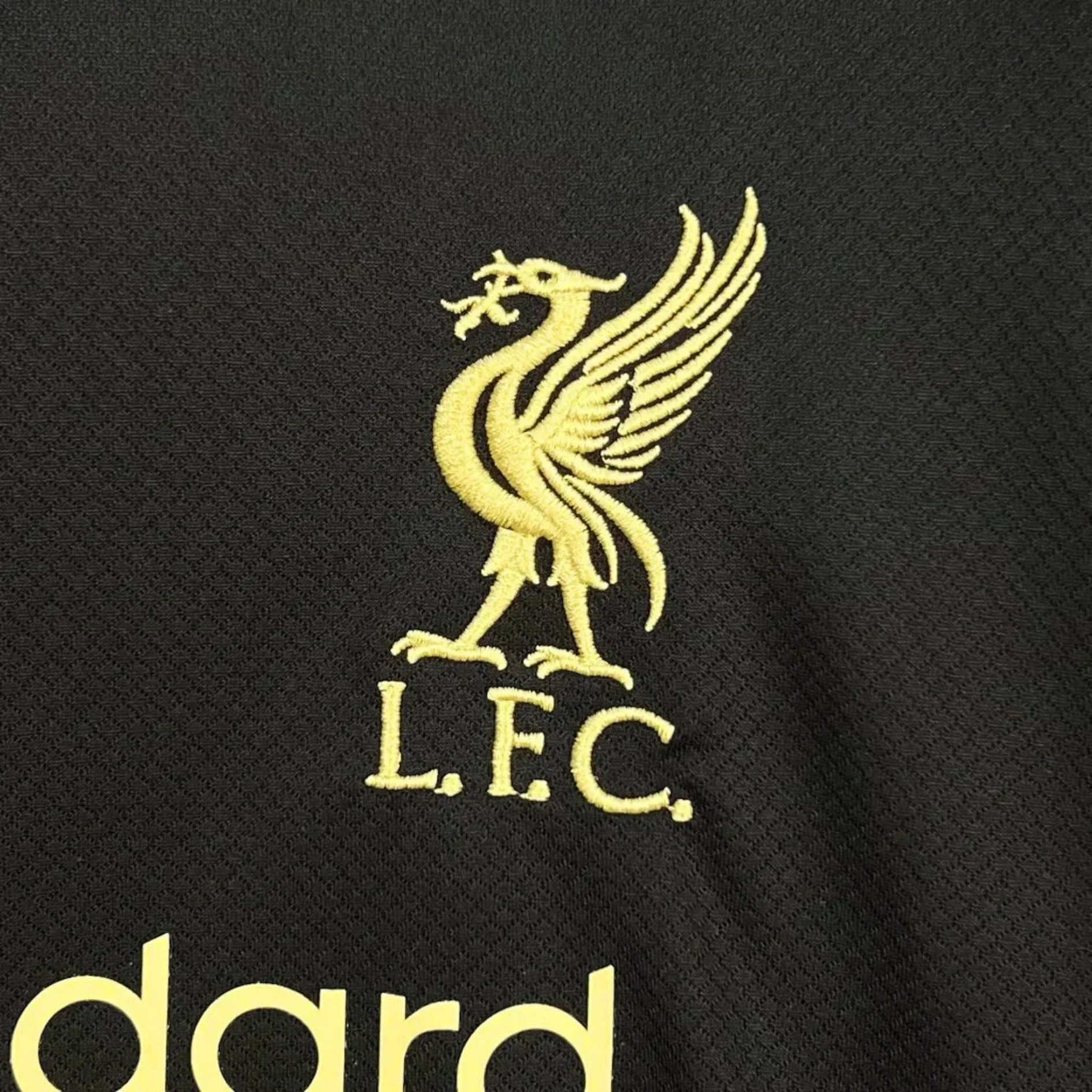 Maglia Liverpool Nero Oro 25/26 - Edizione Limitata
