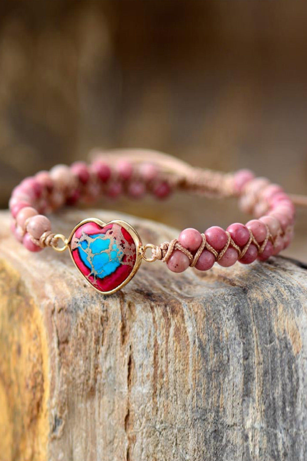 Hjerte Sten Perle Ring