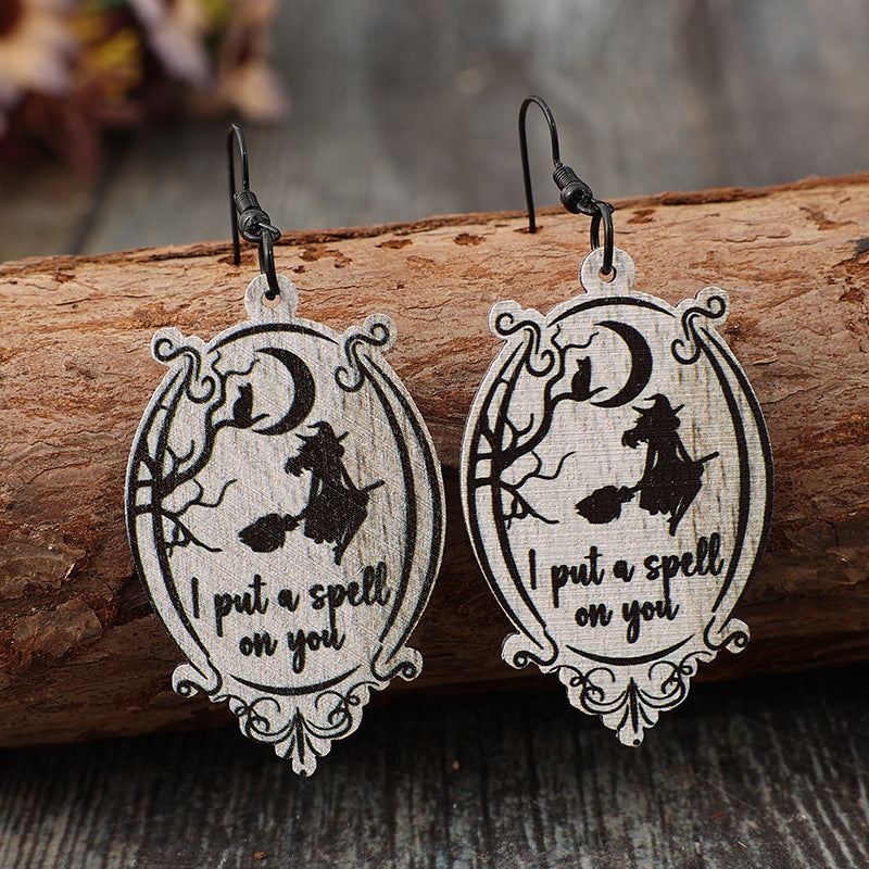 Wooden Witch Ear Charms