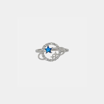 Planetarisk Zirkon Sølv Ring