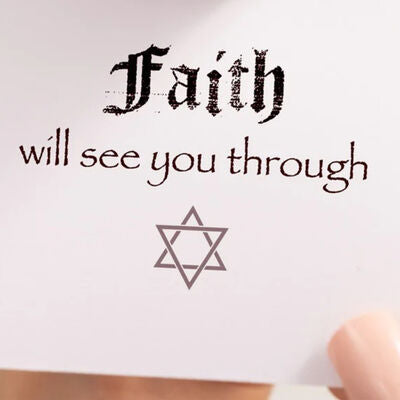 Anello in argento con zircone esagramma