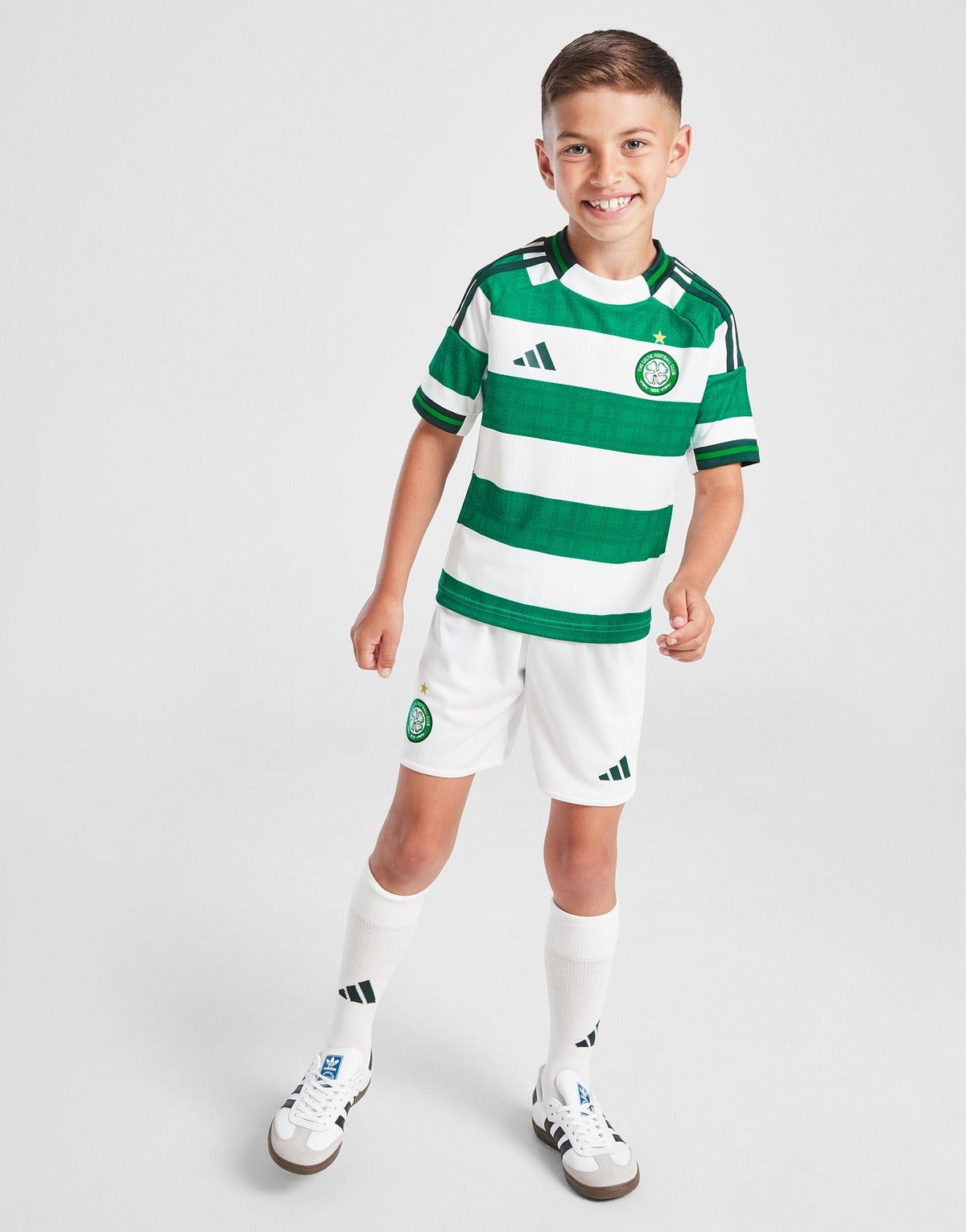 Kit da calcio casalingo Celtic Kids 2025/2026